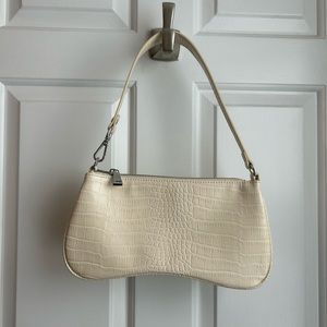JW PEI Croc Beige Purse